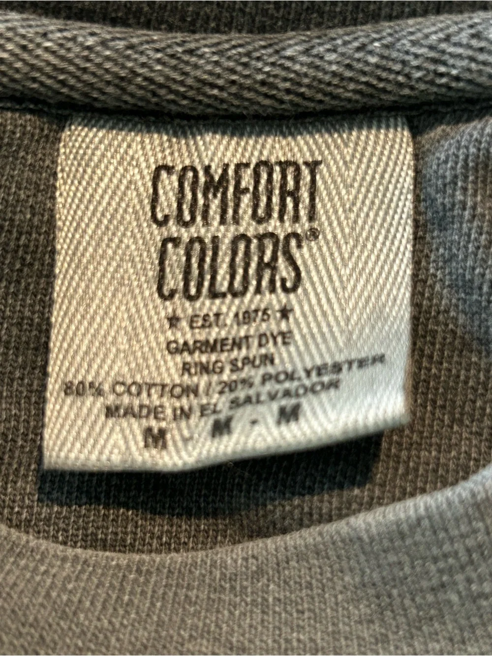 Comfort Colors soft gray